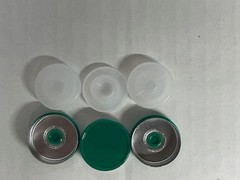 Large 1000 Pc.Lot 20mm Flip Top Cap Aluminum Crimp Seal for Vials Shiny Green
