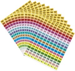 2400 Pcs Garage Sale Stickers, Yard Sale Price Stickers, Price Tag Labels Sticke