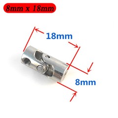 Hole 2mm to 12mm Motor Shaft Coupler Connector Universal Joint Coupling For DIY