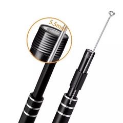 LED Ear Endoscope HD Otoscope Ear Wax Cleaning Camera Tool Cleaner Removal Kit