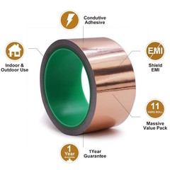 Flexible Copper Foil Tape 2inch x 33FT – Self-Adhesive for Easy Crafting