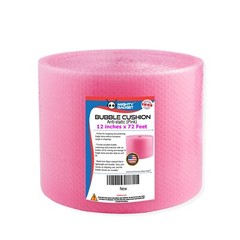 Small Bubble Cushioning Wrap Anti-Static Roll 72 ft x 12” Wide