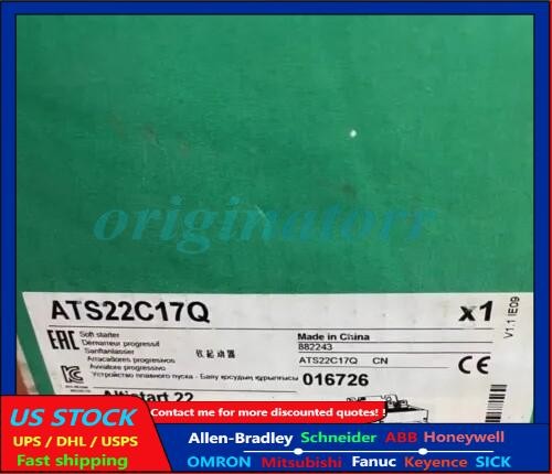 ATS22C17Q 100% brand new original ATS22 soft starter, free shipping ATS22C17Q