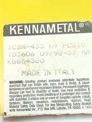 Kennametal ICSN433 GRADE K9 Shims for Indexables Carbide Inserts Qty.10(26MY609)