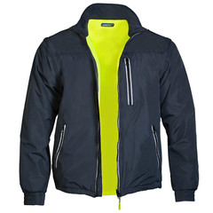 4 in 1 Hi Vis Visibility Reversible Safety Jacket JORESTECH Windbreaker