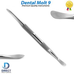 Dental Periosteal Elevator Molt # 9 Titanium Coated Double Ended German Gr