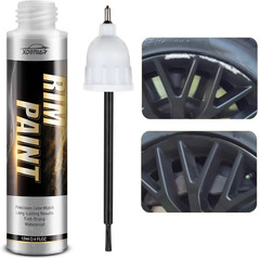 Gloss Black Rim Touch Up Paint, Efficient Car Alloy Wheel Scratch Repair Kit, Qu
