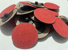 50 Pack – 2″ Inch 36 Grit Ceramic Quick Change Sanding Discs Type R Roloc
