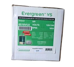 Genteq Evergreen VS Fan & Blower Motor, 1 HP (120/240V, 1050 RPM, 60 HZ, 6510VUI