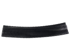 1-1/2″ – 2″ BLACK Plastic Web Mesh Protective Sleeve – Sold by the foot