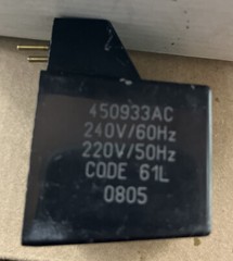 Eaton 450933AC Solenoid Coil, 240V/60Hz, 220V/50Hz, Code 61L, 0805