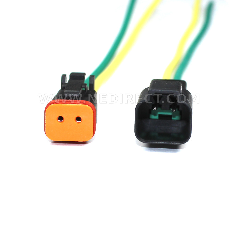 Black Assembled Deutsch DT 2,3,4,6,8,12 Pin,12, 14 and 16 AWG connector