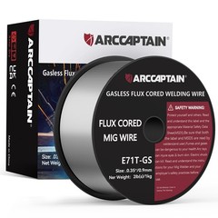 2 Pack Flux Core MIG Welding Wire .030″ & .035″ E71T-GS Gasless Mild Steel 2LBS