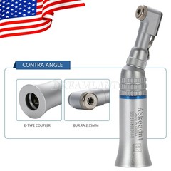 Dental Contra Angle Handpiece Low Speed For E-type Motors Latch Chuck Handpiece
