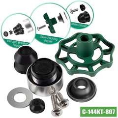 C-144KT-807 Wall Hydrant Complete Faucet Repair Kit for Prier C-144 C-244 Series