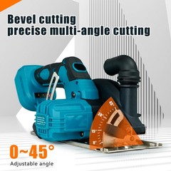 21V 6-1/2 inch Cordless Circular Saw with Two Batteries Two saw blades brand new
