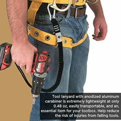 Fall Protection Safety Harness with Dorsal D Ring Roofing Kit Lanyard and Tool