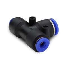 5 Pack, Tee Union to Reduce from 1, Push Connect 3/8″ Tube to 2, 1/4 Tubes