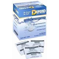Defend Ultrasonic Cleaning Tablets – 64 Tablets/Box, 2 Tablets/1 Ga UT-1000