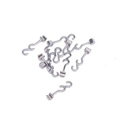 10pcs Dental Orthodontic Crimpable Hooks Stainless Steel Size Option Easyinsmile
