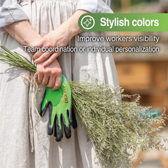 Nylon Work Gloves FN320, 3D Comfort Fit, Power Grip, Lightweight & Breathable, T