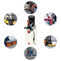 5.68L/6QT Single Acting Hydraulic Pump Hydraulic Pump Motor 1.6KW DC12V 3000RPM