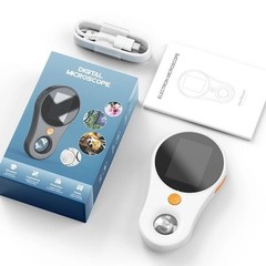 500X Digital Microscope 1080P 2.0inch Video Coin Microscop with Magnifying Glass