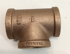 Lansdale Valve 400-100-01072 1″ FNPT Bronze Threaded Tee Class 125 Lead Free