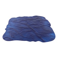 36″ X 36″ Slate Stone Texture Decorative Concrete Cement Stamps Mats Blue