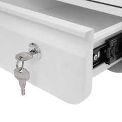 Under Desk Pull-Out Drawer, Lockable Sliding Storage Drawer, Under Desk Drawer
