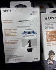 Sony ICDSony ICD-TX660 16GB Ultra-Slim Digital Voice Recorder – USB-C NE W