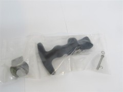 8023824, Rubber T- Handle Draw Latch XL, 5.13″ When Latched, SS Short Keeper