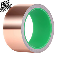 2 Inch x 33 FT Conductive Copper Foil Tape EMI Shielding Adhesive Tape for Guita