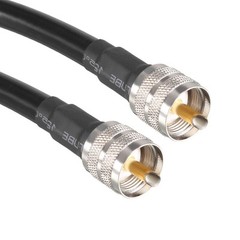 Coaxial Extension Cable UHF Male PL-259 to UHF Male PL-259 Low Loss RG213 6Ft