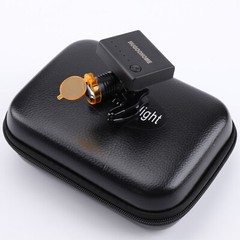 HUGOOHOME 3W Wireless Dental LED Headlight with Optical Filter for Dental Loupes