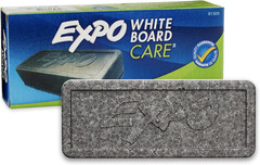 EXPO Dry Erase Soft Pile Block Whiteboard Eraser, 5-1/8 In. X 1-1/2 In. – Whiteb