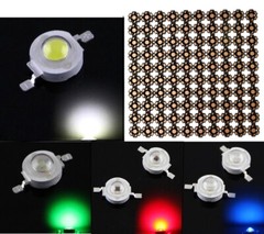3W High Power LED Chip Light Beads White Warm red green UV IR emitting diode