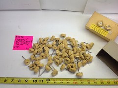 (1 box 72pcs) Chamois 1″ Buffing Wheels swiss made (#1072-K3)