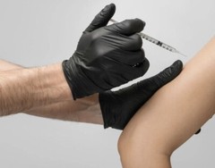 First Glove Black Industrial Disposable Nitrile Gloves 6 Mil Latex & Powder Free