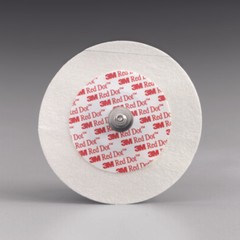 EKG Snap Electrode 3M Red Dot Monitoring Non-Radiolucent 50 per Bag