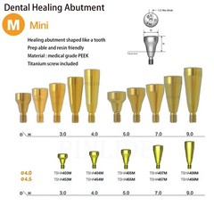 US Dental Osstem Hiossen Healing Abutment Cover Screw Mini Regular Platform