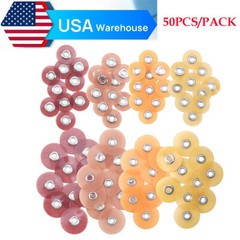 Dental Composite Finishing Polishing Discs /80pcs 12mm+14mm+2 Mandrel