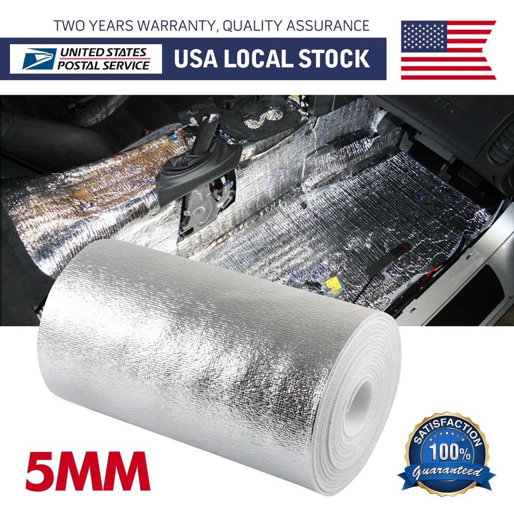 80″x40″ Insulation Foam Mat, Foam Core Radiant Barrier For Car Cabin Window Home