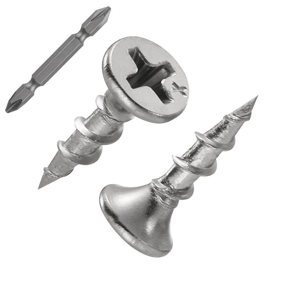 1 pounds#6X5/8″410 Stainless Steel Fastener Drywall Screws-Phillips with coar…