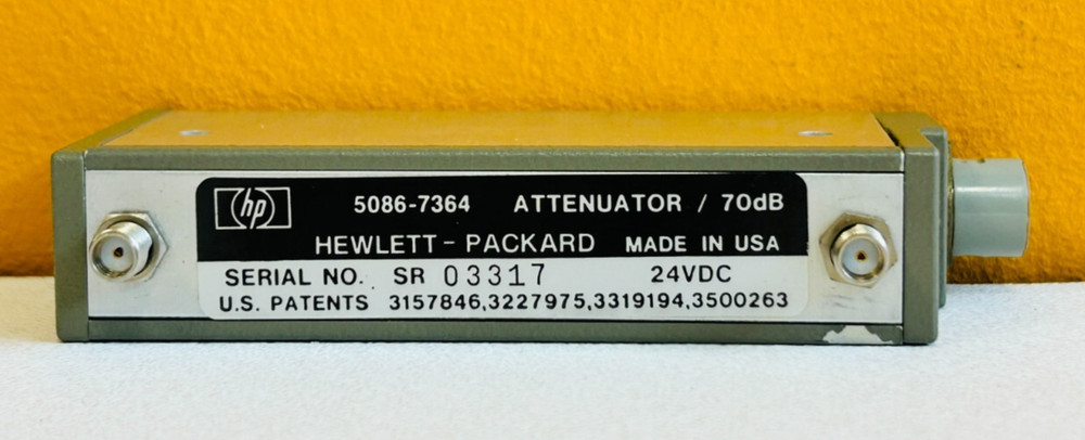 HP Agilent 5086-7364 DC to 4 GHz, 70 dB, Programmable Step Attenuator. Tested!