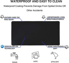 Large Gaming Mouse Pad, XXL Extended 31.5 inches x 15.7 inches, Black