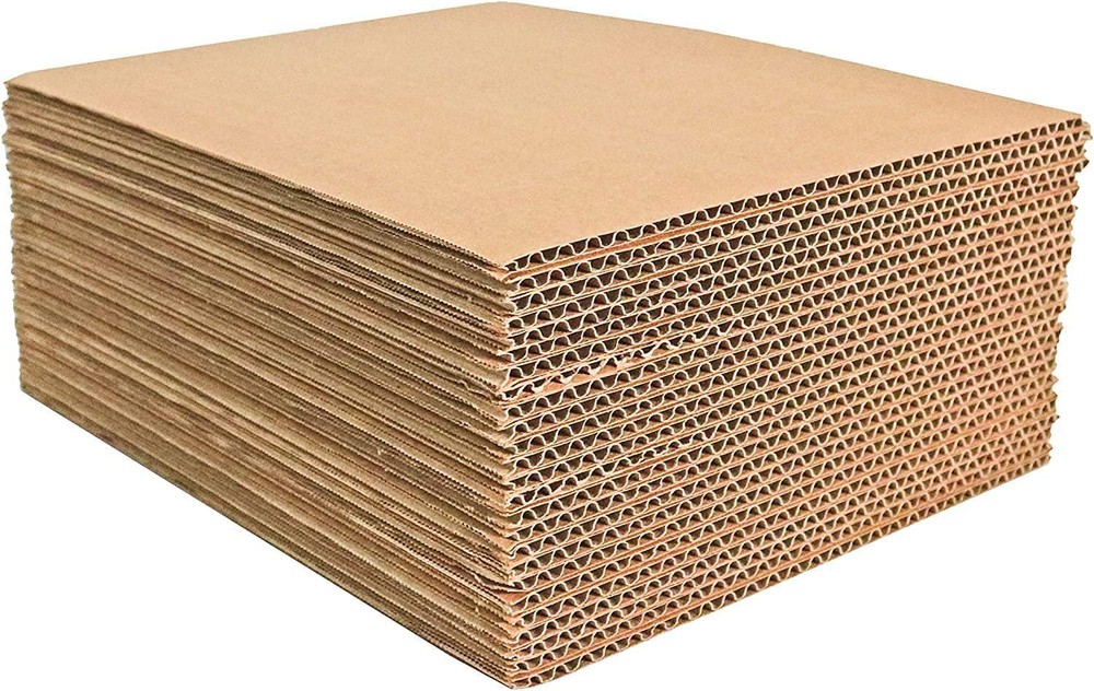 50 12×12 Cardboard Corrugated Pads Inserts Filler Sheet 12 x 12