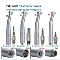 COXO Dental LED Fiber Optic Handpiece for KaV/NSK/Sirona Coupler 6 Hole CX207-G