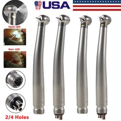ASkeadnt Dental Fiber Optic LED E-generator / High Speed Handpiece 2HOLE/4HOLE