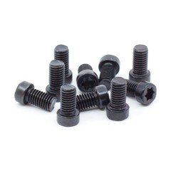 Black Oxide Star Drive Fillister Head Torx Gun Screws 648 x 1/4 In 10 PCS